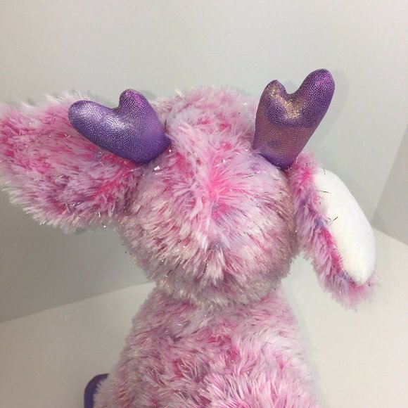 Build A Bear Workshop Plush Twinkle Deer Pink Sparkle Reindeer Stuffed Animal - Picture 9 of 12